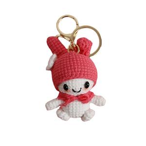 Peluche de Kuromi Hecho a Mano, Amigurumi de Bad Badtz-maru, Muñeca Kawaii Gótica, Regalo Único de <span class=keywords><strong>Anime</strong></span> para Niñas Adolescentes - Product Image 5