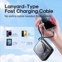 JOYROOM 22.5W 15W chargeur sans fil Power Bank batterie portable banque d'alimentation transparente