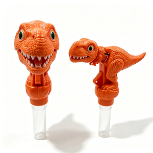 Varita de Dinosaurio Bestar <span class=keywords><strong>con</strong></span> Caramelos de Goma en Forma de Bola, Sabores Frutales, Suministro al por Mayor, Caramelos al por Mayor, Marca Privada OEM para Niños - Product Image 3