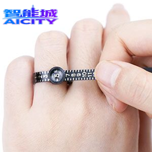 AICITY Custom Logo Reusable Plastic Smart <strong>Ring</strong> Size Gauge Stick Easy Finger Adjustment <strong>UK</strong> <strong>Men's</strong> Measuring Set - Product Image 5