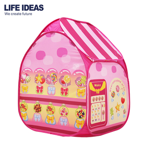 Tùy chỉnh thiết kế di động gấp trẻ em trẻ em bật lên chơi nhà kẹo cửa hàng lều cho cô gái Đồ chơi - Product Image 3
