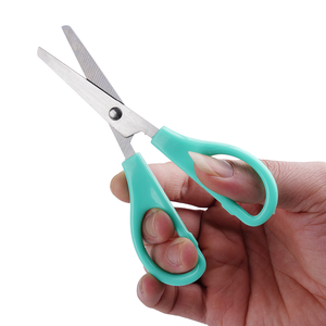 Kéo văn phòng phẩm cắt giấy an toàn cho học sinh tiểu học với đầu cùn - Product Image 3