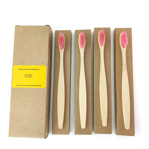 4 cepillos <span class=keywords><strong>de</strong></span> dientes <span class=keywords><strong>de</strong></span> carbón <span class=keywords><strong>de</strong></span> bambú con cerdas suaves, ecológicos, para cuidado bucal, cepillo <span class=keywords><strong>de</strong></span> dientes natural <span class=keywords><strong>de</strong></span> viaje - Product Image 3