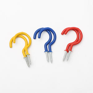 Piquets de camping extérieurs 7,3 cm en PVC avec crochets filetés en forme de point d'interrogation, rouge, bleu, jaune, accessoires de tente - Product Image 3