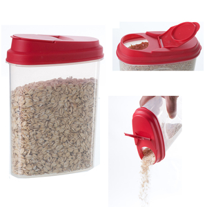 Đồ Gia Dụng 5 Cái Nuts Box Lưu Trữ Ngũ Cốc Thực Phẩm Dispenser Nhựa <span class=keywords><strong>Container</strong></span> <span class=keywords><strong>Set</strong></span> Cho Ngũ Cốc, Đồ Ăn Nhẹ Và Đường - Product Image 2