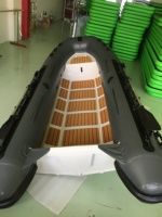 Bateau à rames gonflable Double, 3 m, profond V, coque en aluminium