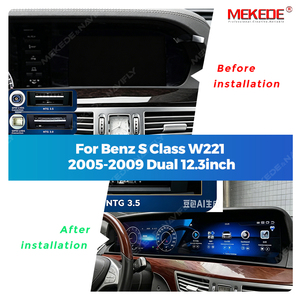 Unidad Principal de Navegación GPS Android MEKEDE de 8 Núcleos, 1920*720, 360 Dsp, Car-play, Qualcomm <span class=keywords><strong>665</strong></span> para Benz Clase S W221 2005-2009 - Product Image 2