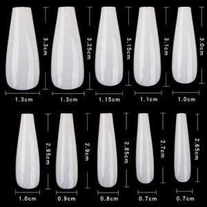 Puntas <span class=keywords><strong>de</strong></span> uñas transparentes Uñas postizas artificiales <span class=keywords><strong>de</strong></span> alta calidad Extensión larga <span class=keywords><strong>Bailarina</strong></span> Ataúd Puntas <span class=keywords><strong>de</strong></span> uñas claras - Product Image 2