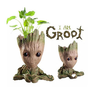 Offre Spéciale moderne PVC Groot <span class=keywords><strong>Pot</strong></span> de <span class=keywords><strong>fleur</strong></span> ornements jardinière promotionnelle pour les enfants de Noël pour la maison et la pépinière plantation - Product Image 5