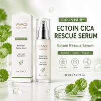 Sérum Visage Hydratant Réparateur de la Barrière Cutanée WANXI Ectoin Cica Éclaircissant Apaisant pour l'Acné Acide Hyaluronique 30mL OEM/ODM Marque Privée