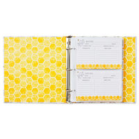 Gute Qualität 3 Ring Binder Notebook Perfektes Geschenkset Langlebiger und schmutz abweisender Rezeptbuch-Organizer
