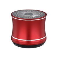 Mini Altavoz Subwoofer Metálico Inalámbrico con Ranura para Tarjeta TF, Micrófono Incorporado, Salida de 5W V5.0, 10 Horas de Reproducción para Uso en Exteriores