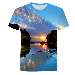 T-Shirt uomo uomo albero 3d stampa 3D t-Shirt uomo con immagine a forma di palma <span class=keywords><strong>mare</strong></span> taglie - Product Image 6