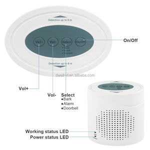 Drahtlose Radars ensor erkennung Bewegungs melder Intelligente elektronische Uhr Hund bellen Hund Sicherheit Türklingel für die Sicherheit zu Hause - Product Image 3