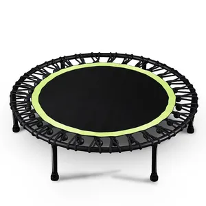 Trampolín hexagonal para niños y adultos, trampolín deportivo para interiores, venta directa al por mayor