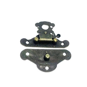 Antique Style Zinc Alloy Furniture Lock Keyless Traditional Design Easy Installation For Wooden <b>Boxes</b> Craft <b>Gift</b> Cosmetic Cases - Product Image 4