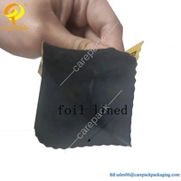 Petite pochette d'emballage de barre de chocolat en plastique à cachetage arrière personnalisé feuille d'aluminium emballage de bonbons alimentaire PE sac à fermeture éclair emballage de bonbons accepter