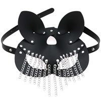 Hellblaue Augenmaske Cosplay-Maske Rise Maskenball-Maske Schlüsselanhänger Hexe Halloween Vampir Zombie Logo Gummimaske zum Maskieren