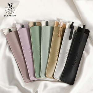 PUPPYSEW - Bolsas de Embalaje de Cuero PU con Logotipo Personalizado, Estuche Protector para Lápiz de Cejas Hecho a Mano con Logotipo - Product Image 6