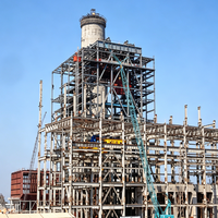 Estructuras de Acero de Suministro Directo de Fábrica, Fácil Instalación, Construcción Rápida, Estructura de Acero Industrial