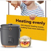 Cuisinière à riz électrique intelligente mini 2L de la marque JOSOO, vente chaude, avec cuve antiadhésive, affichage numérique LED, usage domestique