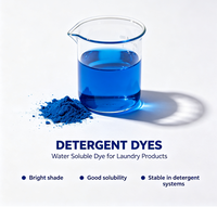 Colorants détergents, colorants bleu acide 9, colorants pour produits d'entretien ménager