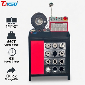 Máquina Prensa Automática para Crimpar Mangueras de 2 Pulgadas y 4 Hilos, con Troquel Frontal Vertical de Fácil Cambio, Certificación CE ISO, para <span class=keywords><strong>Astilleros</strong></span> - Product Image 6