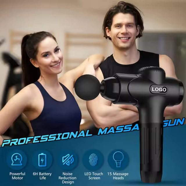 Massage Gun Factory Professional Deep Tissue Massage Gun  Percussion Massager Body Muscle Soreness Pain Relief 10 Massage Heads