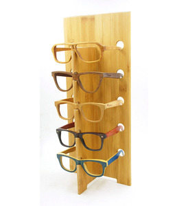 Wooden Bamboo Eyewear Display Stand <strong>Glasses</strong> Storage <strong>Rack</strong> for Home Retail &amp; Wholesale - Product Image 2