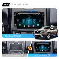 7 "IPS écran Android 13 voiture Navi stéréo Audio CarPlay Auto autoradio pour Renault Dacia Duster/Logan/Sandero/Lodgy