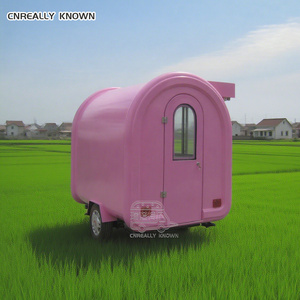 OEM Hot Dog Cart <b>Small</b> With Sink And Fridge Bbq pizza burger Mobile Food Truck Trailer - Product Image 2