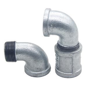 Nam hoặc nữ khuỷu tay với 1 \ 4 inch ofthreaded mạ kẽm 90 độ khuỷu tay dễ uốn gang vệ sinh phụ kiện đường ống - Product Image 6