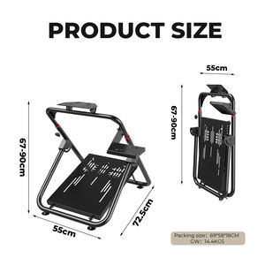 Soporte de Volante para Simulador de Carreras PS5, Compatible con Logitech G25, G27, <span class=keywords><strong>G29</strong></span>, G920, Trustmaster, Moza, en Inglés, 1 Año de Garantía, Metálico - Product Image 5