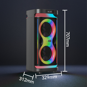 ลำโพงดีเจมืออาชีพ 100W ลำโพงคู่ขนาด <span class=keywords><strong>8</strong></span> นิ้ว รองรับ AUX สำหรับบลูทูธ ลำโพงคาราโอเกะไร้สาย เสียงดัง เหมาะสำหรับงานปาร์ตี้กลางแจ้ง - Product Image 3