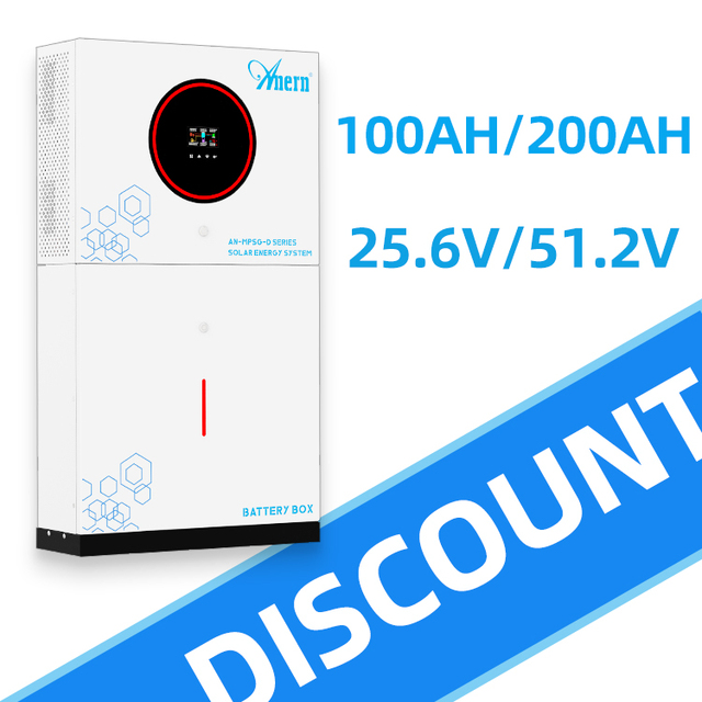 Portable 5kW 6000W MPPT Lithium Ion Polycrystalline Silicon Solar Generator Power Station System