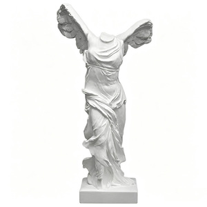 Statua Moderna Europea di Grande Dimensione in Marmo Bianco, Figura Femminile Nuda Sexy, Scultura di Venere di Milo in Vendita - Product Image 2