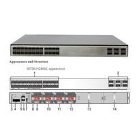 Commutateur réseau S6730-H24X6C pour commutateur de cœur de couche 3, 24x10GE SFP+, 6x100GE QSFP28, licence 100G