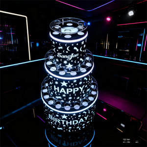 KTV özel <span class=keywords><strong>LED</strong></span> şişe sunum işareti ekran VIP hizmeti <span class=keywords><strong>LED</strong></span> kurulu Billboard şişe Glorifier sunum - Product Image 2