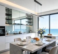 FULLSUMMER Hôtel Moderne avec Miroirs, Conception Clé en Main, Personnalisation Complète de la Maison, Service de Design d'Intérieur