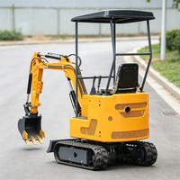 Mini-excavatrice hydraulique sur chenilles pour usage domestique, prix d'usine, petite pelle avec certification EPA / Euro 5