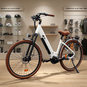 Vélo électrique tout-terrain Bafang 500W, transmission par courroie interne à 3 vitesses - Product Image 1