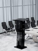 Podio de acrílico de pie, soporte de atril de acrílico transparente y soporte de letrero, muebles acrílicos, púlpito de Iglesia