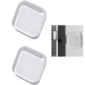 Protecteur de pare-chocs de porte de garde transparent autocollant mural auto-adhésif butée de porte des boutons de porte - Product Image 1