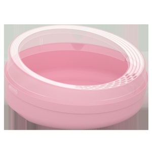 Fournitures pour chats, toilette pour chat semi-fermée anti-éclaboussures, bac à litière pour chat de grande et petite taille - Product Image 2