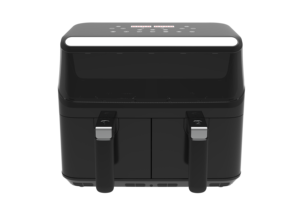 Pantalla LED pantalla táctil 4L + 4L freidoras de aire multifuncionales Freidora de aire digital de doble cesta con 8 litros de capacidad con 7 menús preestablecidos - Product Image 5