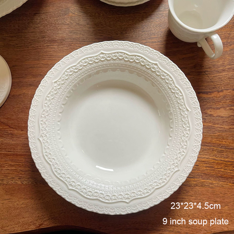 plato hondo de 9 pulgadas