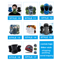 Balaklava Balap Motor - 100% Poliester Cetak Digital Bergaya Gambar, Bernapas, Tahan Air, Unisex, 4 Musim, untuk Memancing