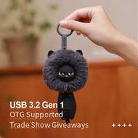 Flashdisk Plush Grosir USB 3.2 Gen1 Logo Kustom Memory Stick Pabrik Langsung Produsen OEM