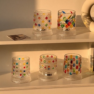 Vaso Giratorio de Lujo para Whisky, Irrompible, Antiestrés, Pintado a Mano, Cristalería al por Mayor - Product Image 5