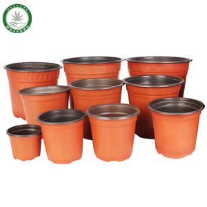 Wholesale Customized PP Durable Hard plastic 1 2 3 4 5 gallon erythrinus pot flower succulent plant pots big nursery pots of PP